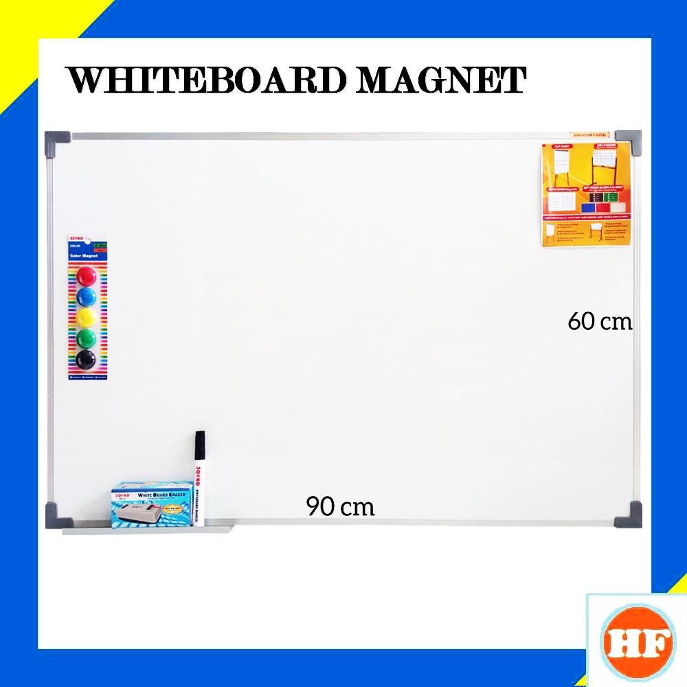 Jual Papan Tulis Papan Tulis Magnet 90 X 60 Whiteboard Shopee Indonesia 2263