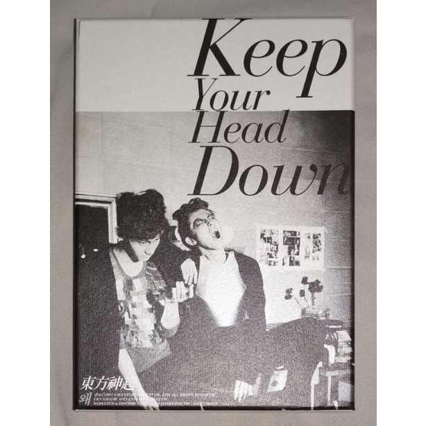 Jual tvxq dbsk tohoshinki keep your head down album only | Shopee Indonesia