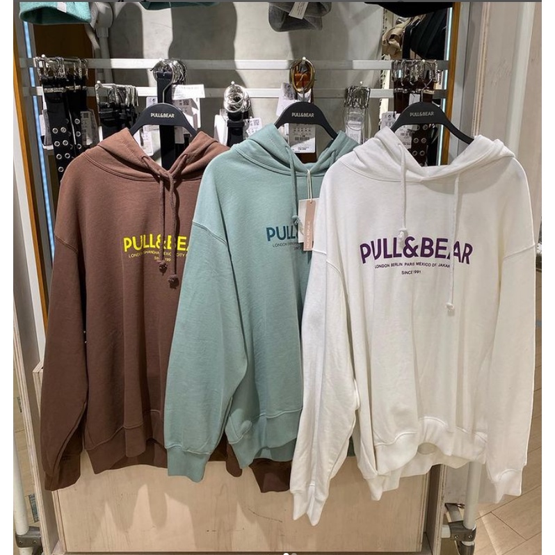 Jual hoodie pull and bear clearance original