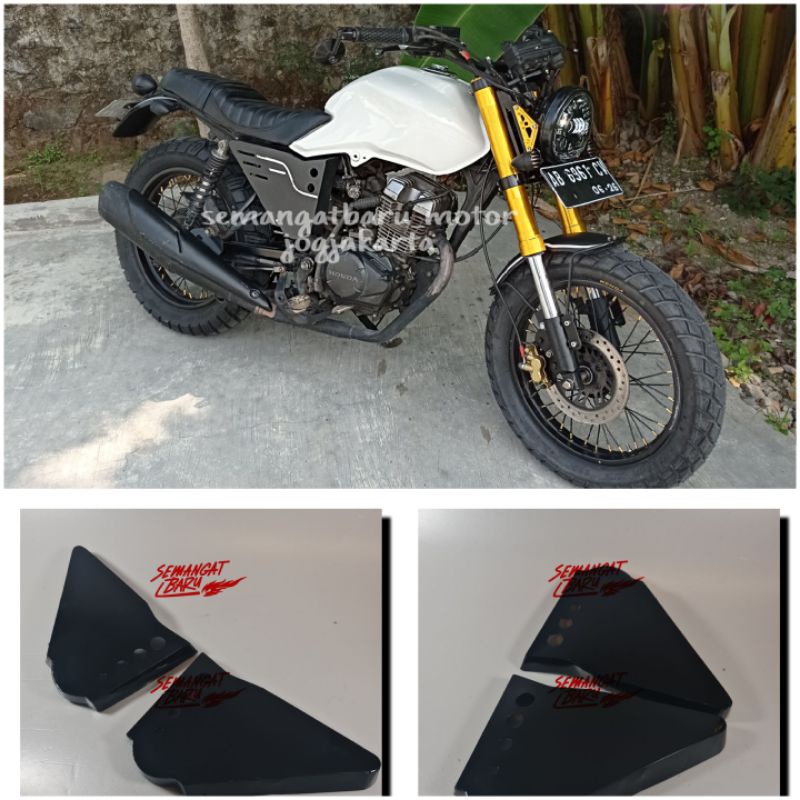 Jual COVER AKI VERZA, CB150 VERZA , NEW MEGAPRO MONO TANPA GANTI TANGKI