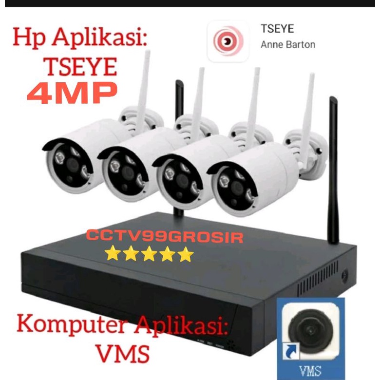 Paket best sale cctv wireless