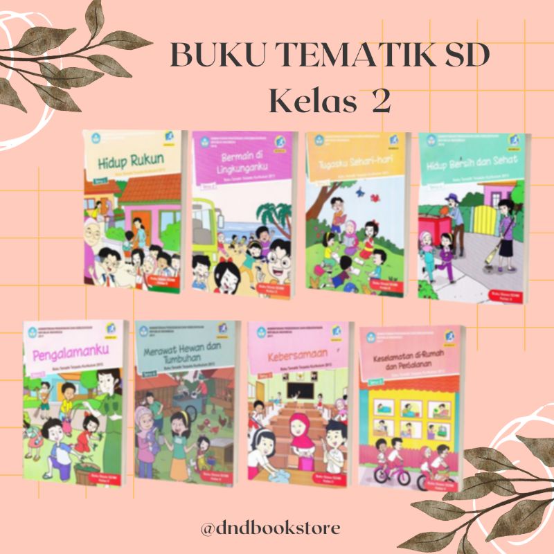 Jual Buku Tema Kelas 2 SD/MI (Tema 1 2 3 4 5 6 7 8) Semester 1 dan ...