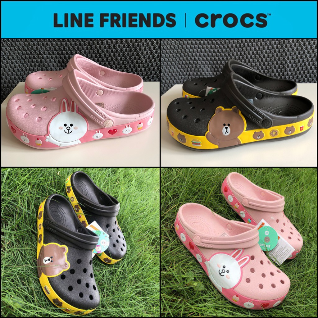 crocs line friends