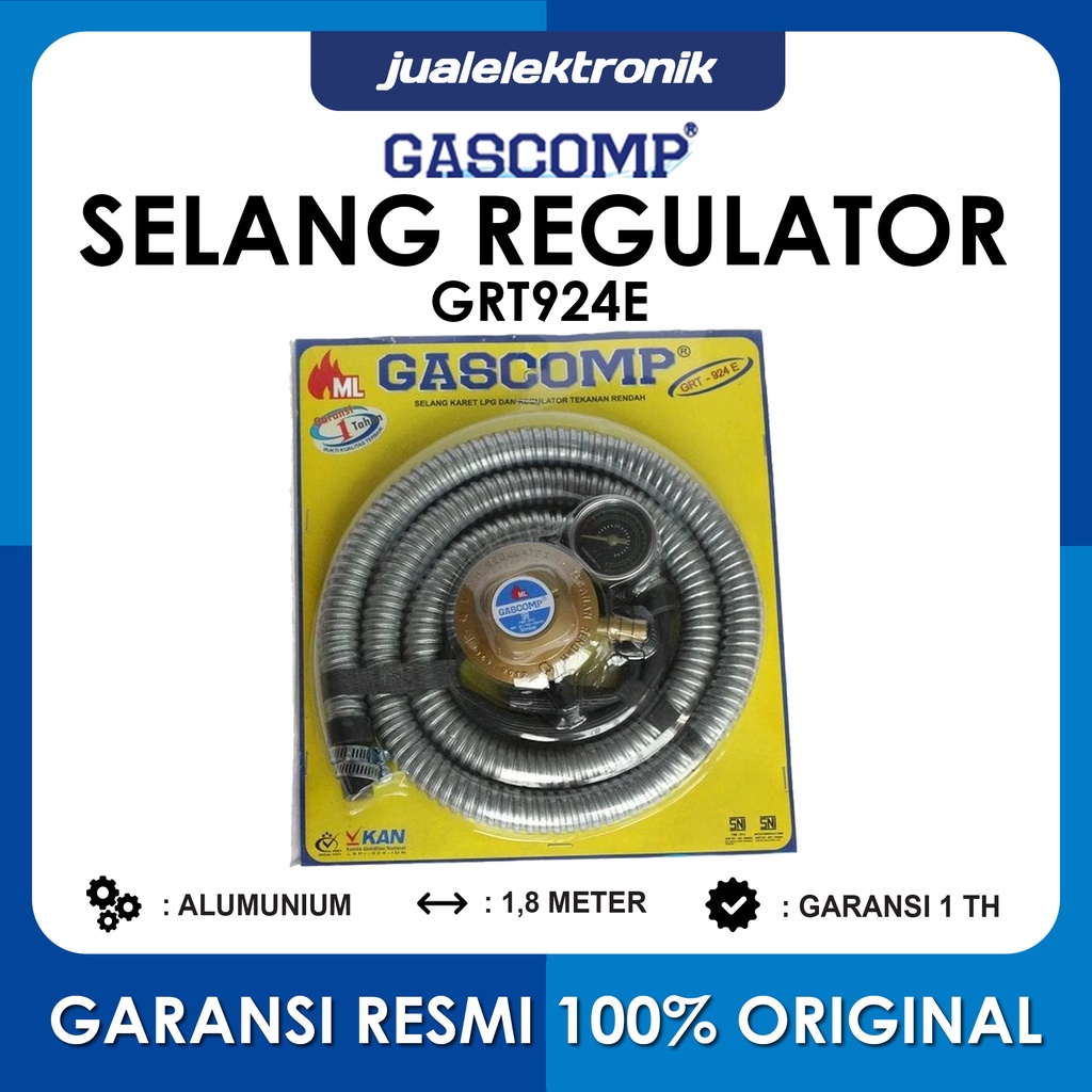 Jual GASCOMP GRT924E Selang Gas Regulator Trading | Shopee Indonesia