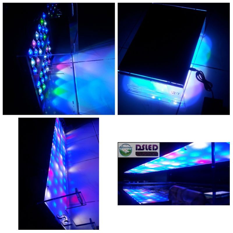 Jual Lampu led hpl air laut 72 watt tambah lensa diy ukuran 50cm,60cm ...