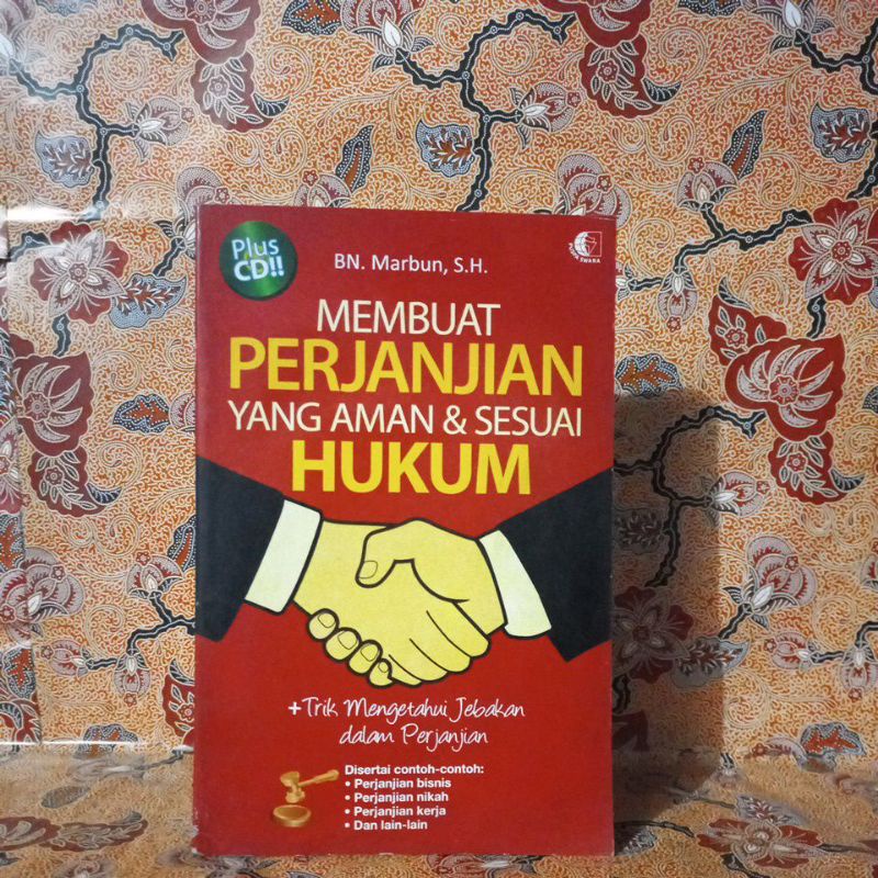 Jual Buku Hukum Membuat Perjanjian Yang Aman And Sesuai Hukum Shopee