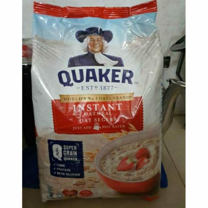 Jual Quaker Oat Instant OatMeal Malaysia 1.2kg Shopee Indonesia