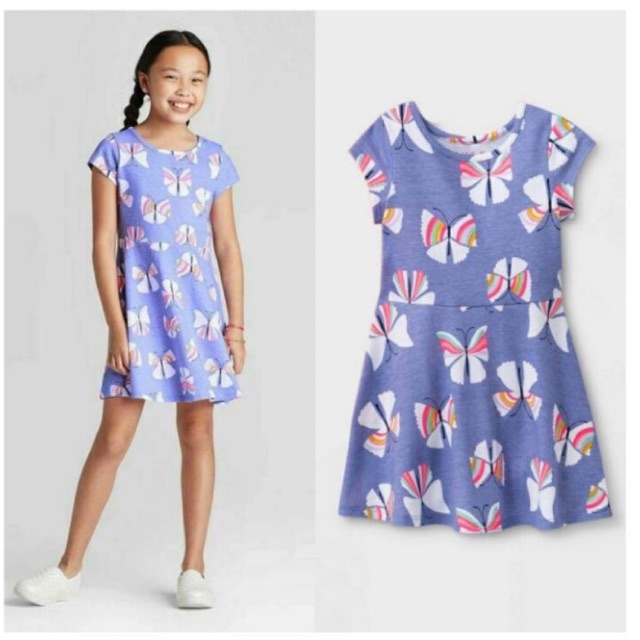 Cat and jack butterfly on sale dress