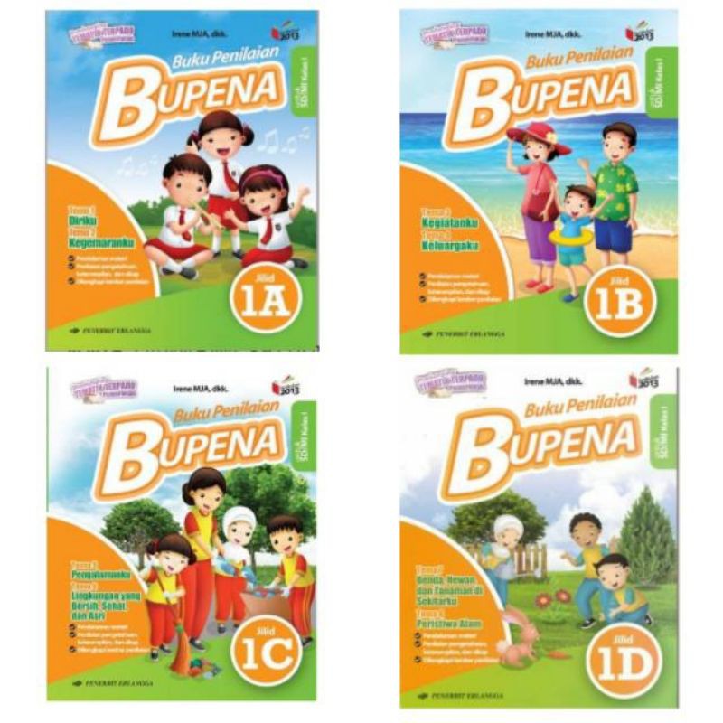 Jual Buku Bupena Kelas 1 Sd 1 A.1b 1c.1d(4buku) | Shopee Indonesia