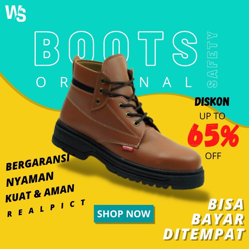 Jual Sepatu Boots Safety Riding Hiking Tracking Touring Proyek Kerja ...