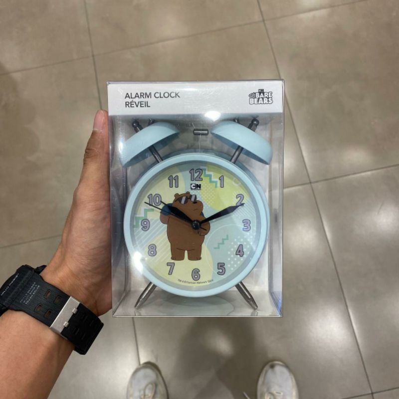 Jual Miniso X We Bare Bears Alarm Clock Shopee Indonesia