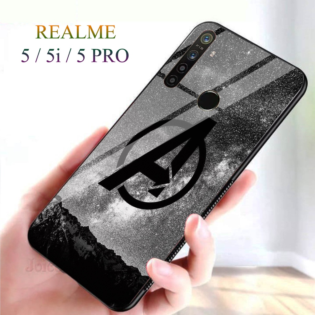 Softcase Glass Kaca REALME 5i 5PRO Casing HP REALME 5i 5PRO S16