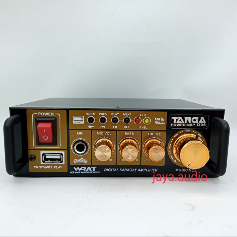 Jual Power Ampli Mini TARGA D06 Amplifier Mini Ampli Kecil Ampli Mobil