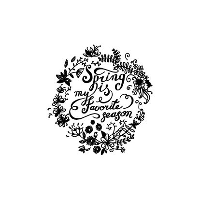 Jual POTATOO SPRING IS MY FAVORITE SEASON Temporary Tatto Sticker ...