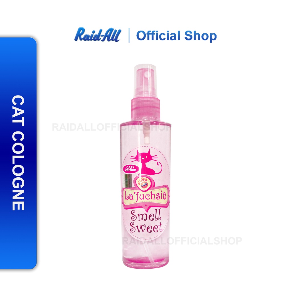 Jual RAID ALL - Lafuchsia Smell Sweet Cat Cologne 100 ml | Shopee Indonesia