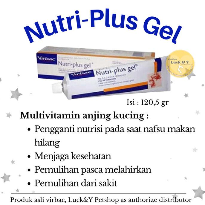 Jual Nutri Plus Gel Multivitamin Anjing Kucing (120 gr) | Shopee Indonesia
