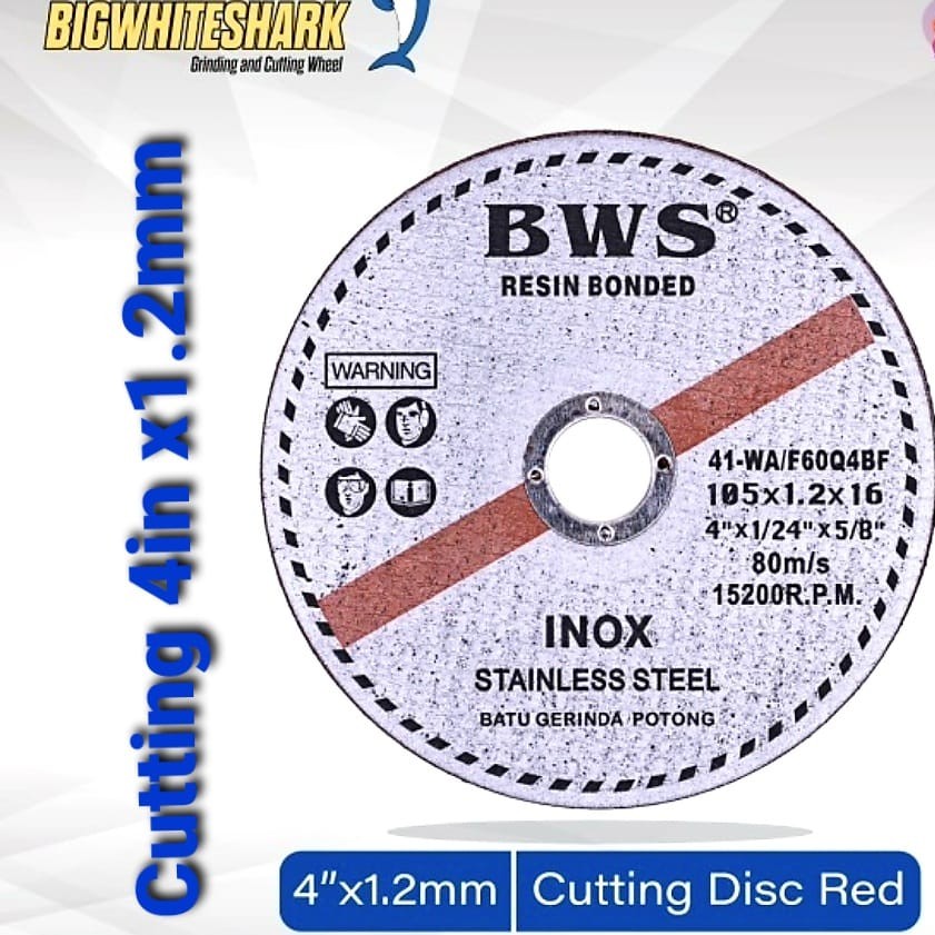 Jual Batu Cutting Gerinda Potong Besi BWS tipis 4 inch | Shopee Indonesia