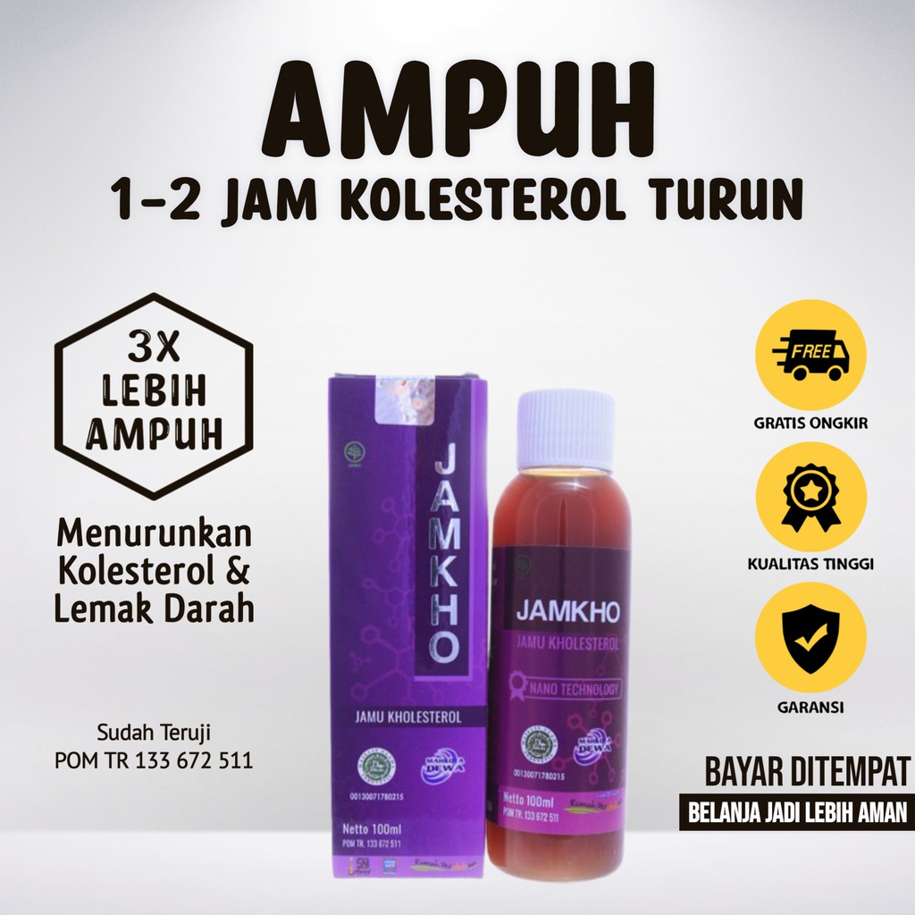 Jual Jamkho Minuman Herbal Ampuh Menurunkan Kolesterol | Jamu Obat ...