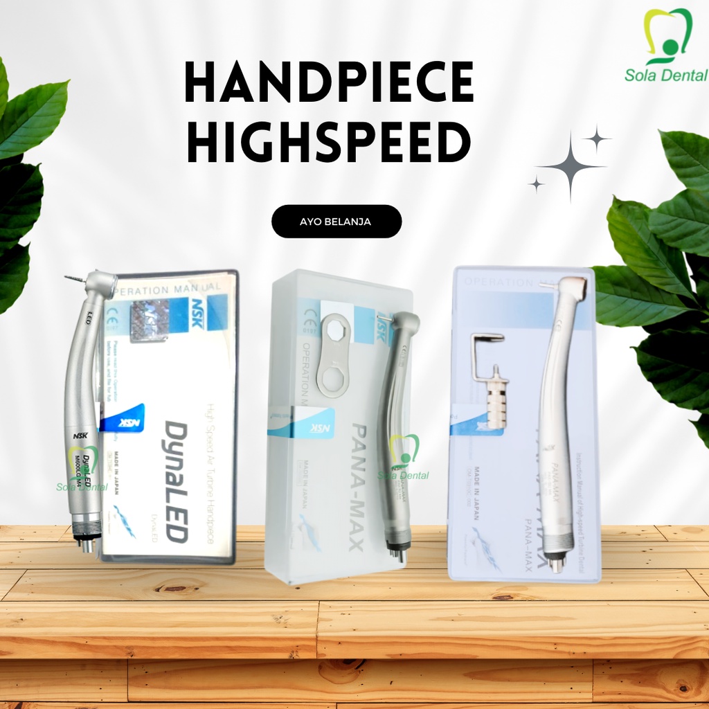Jual DENTAL HANDPIECE HIGHSPEED NSK DYNA LED & PANA-MAX LOCK BUTTON ...