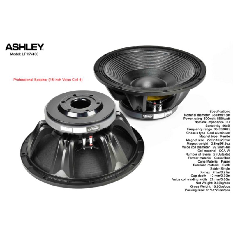 Speaker low sub 15 inch fashion