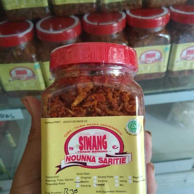 Jual Siwang Terasi Danbawang Nounna Saritie 180 Gr Shopee Indonesia