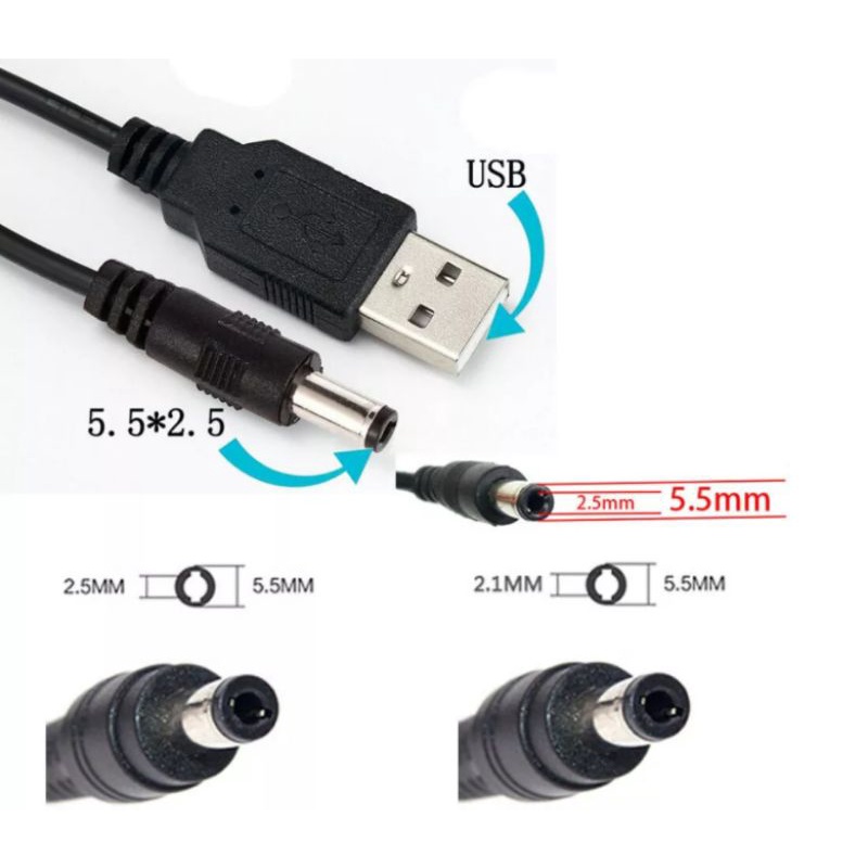 Jual kabel 4 DC konverter USB 5v 9v 12v cabang cumi modul step up ...