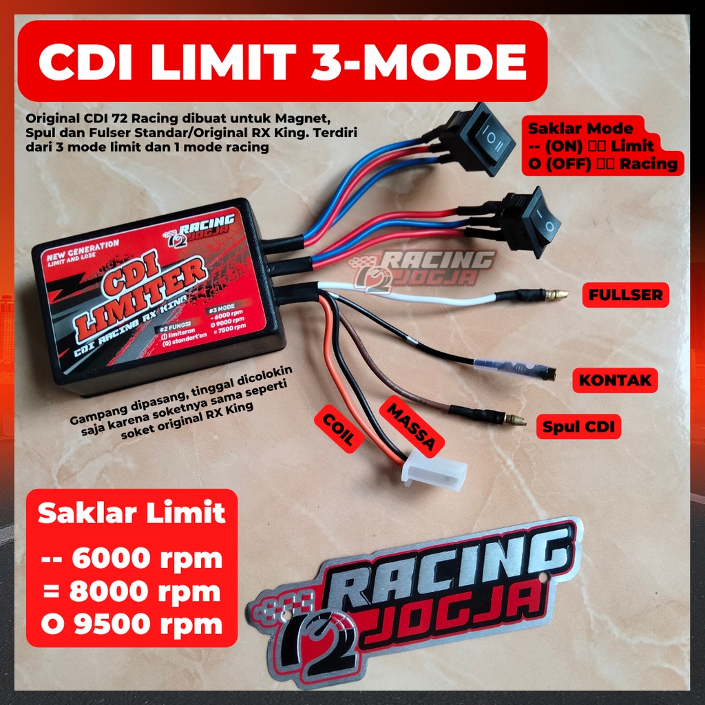 Jual Cdi Racing Mode Cdi Limiter Cdi Lost And Limit Mode Kupang Cdi