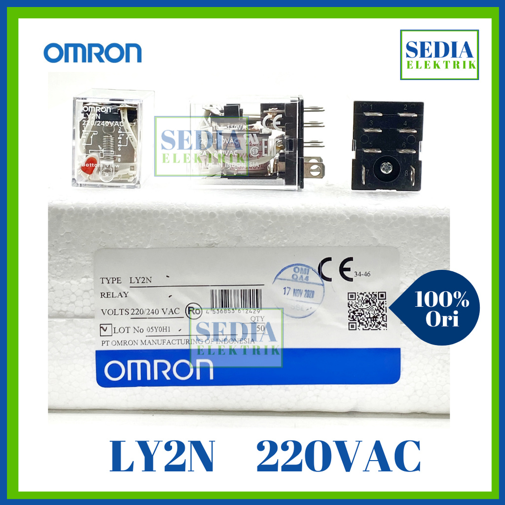 Jual Relay Omron Ly N Vac Ly N Vac Shopee Indonesia