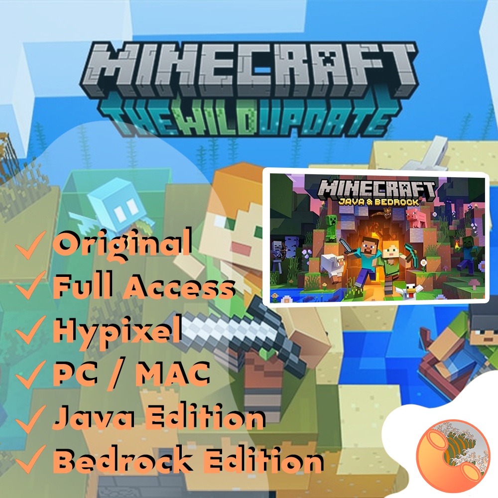 Jual Minecraft Java & Bedrock Edition Premium Original | PC&MAC | Shopee Indonesia