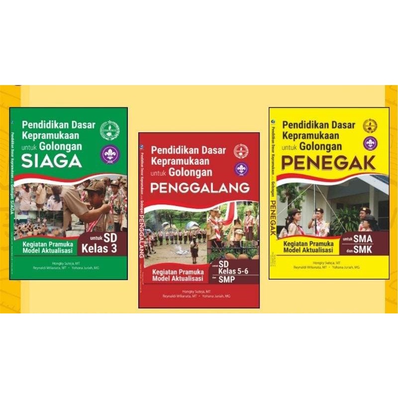 Jual Paket Buku Murah Berkualitas Pendidikan Dasar Kepramukaan Untuk Golongan Siaga Penggalang 1675