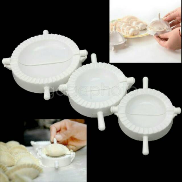 Jual Isi Ukuran Cetakan Pastel Dumpling Pangsit Pempek Dough Press Set Adonan Kue Panada Gyoza