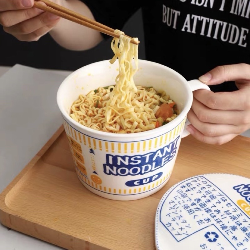 Jual Instant Noodle Ceramic Bowl / Mangkok Keramik Mie Instant Shopee