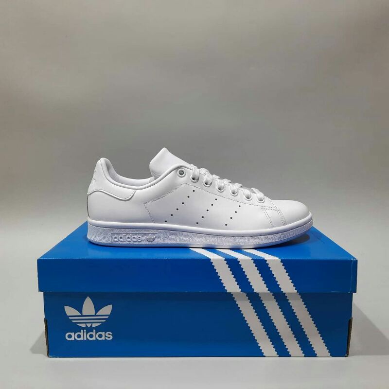 Jual ADIDAS STAN SMITH TRIPLE WHITE ORIGINAL BNIB S75104 MADE IN