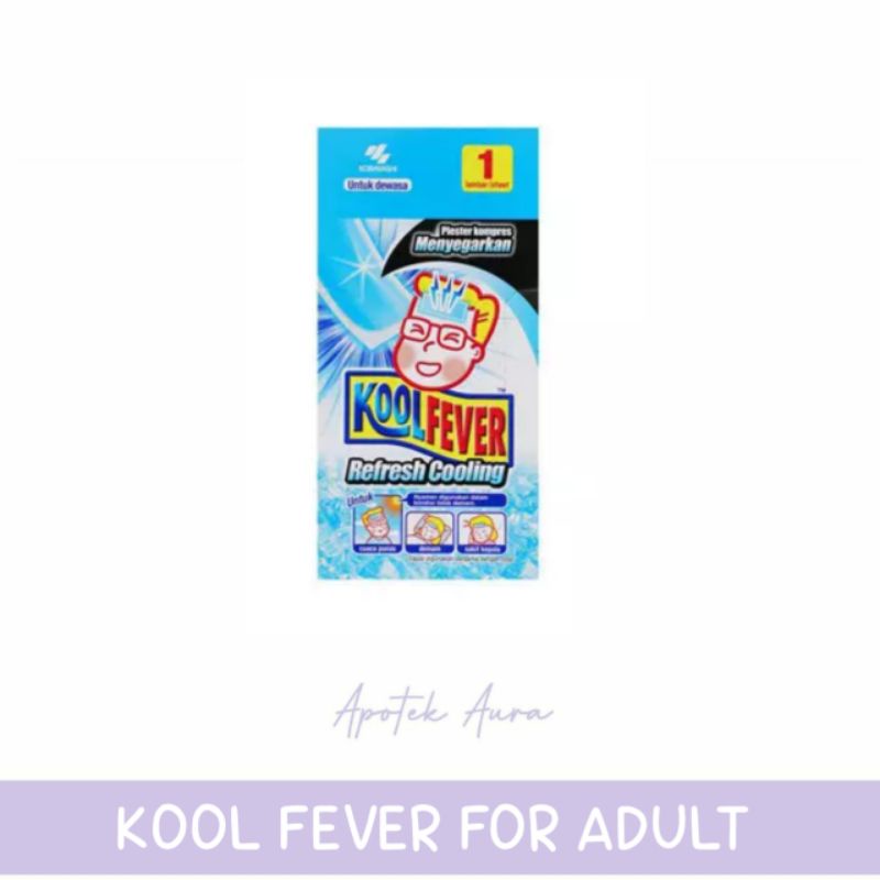 Jual Kool Fever For Adult 1 Sachet - Plester Kompres Dewasa | Shopee ...