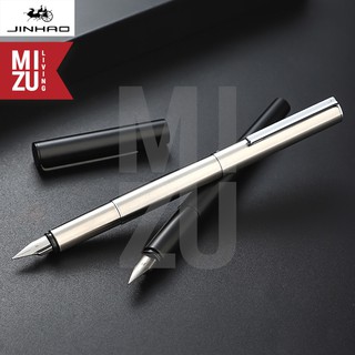 Jual JINHAO 35 Sleek Full Metal Fountain Pen Stainless Steel Iridium ...