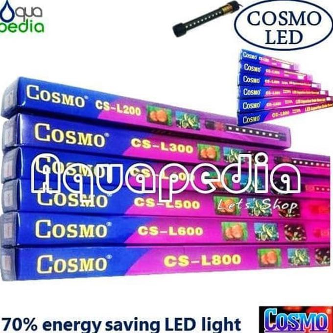 Jual Cosmo Cs-L200 Putih Lampu Led 20Cm Aquarium Lighting Original ...