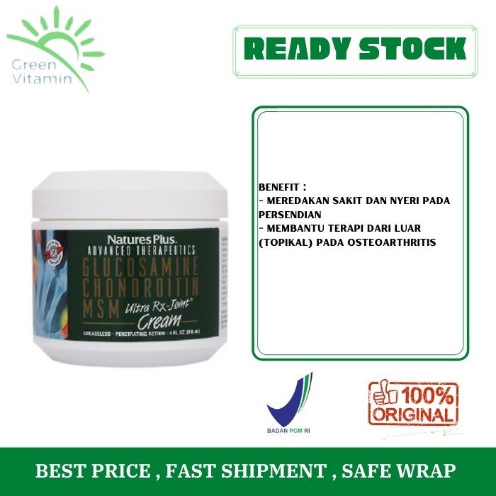 Jual Nature'S Plus Glucosamine Chondroitin Msm Ultra RxJoint Cream 118Ml Shopee Indonesia