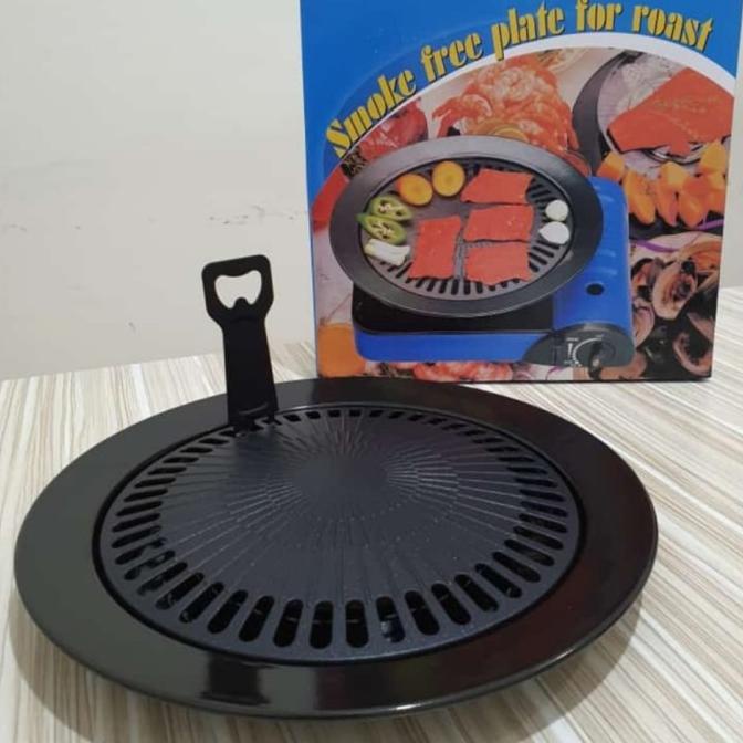 Nikou Koreaanse grillpan voor binnen en buiten, anti-aanbak aluminium