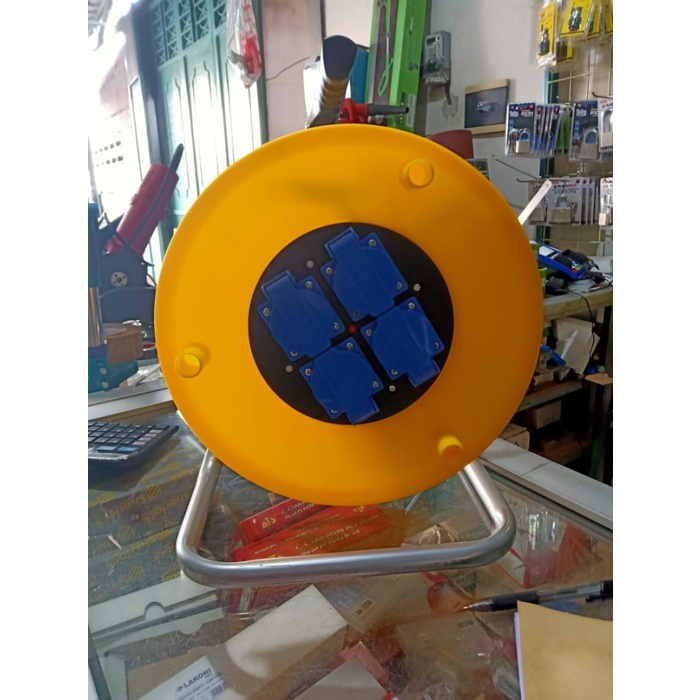 Jual Kabel Roll - Kabel Roll 25 Meter Warna Kuning - Dengan Cover Dan ...
