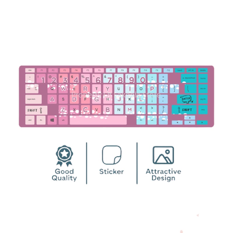Jual Stiker Keyboard Motif Karakter Full Color Sticker Print Motif ...