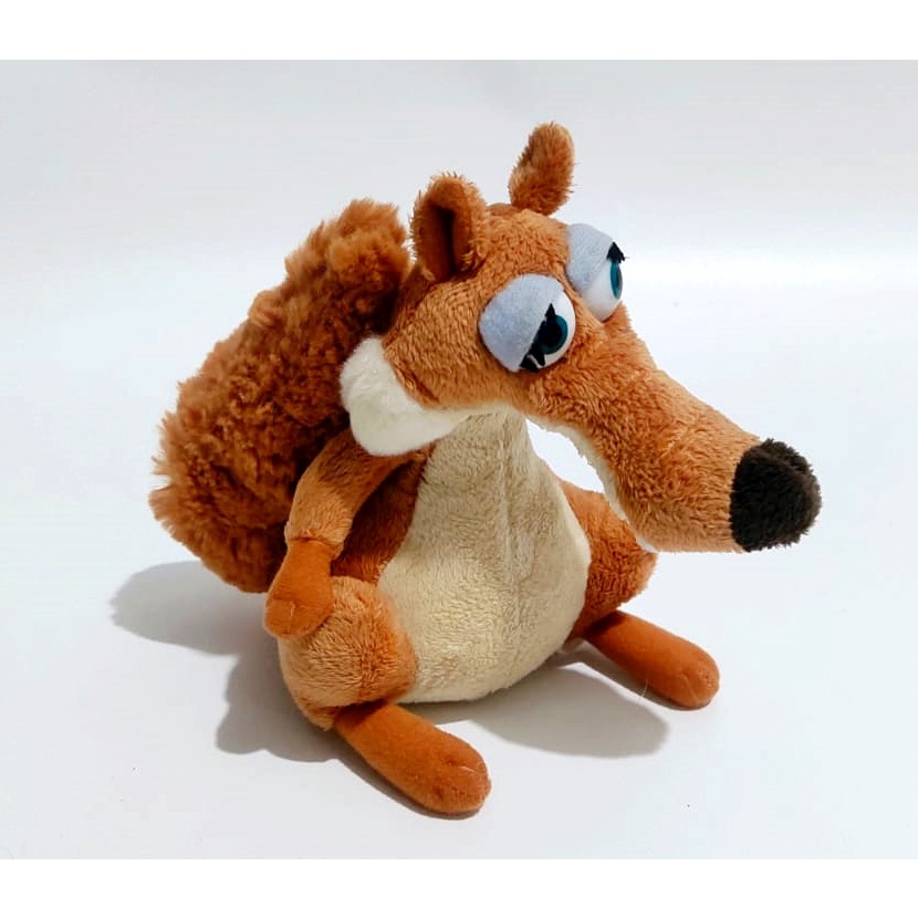 Jual Boneka Scratte Scrat Ice Age Original Fox Scrat Plush Doll Ice Age ...