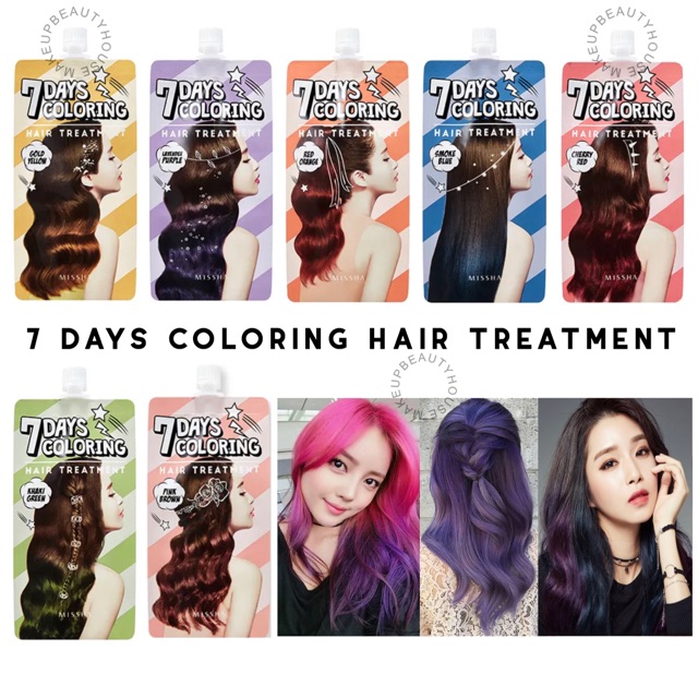 Jual MISSHA 7 Days Coloring Hair Treatment | Shopee Indonesia