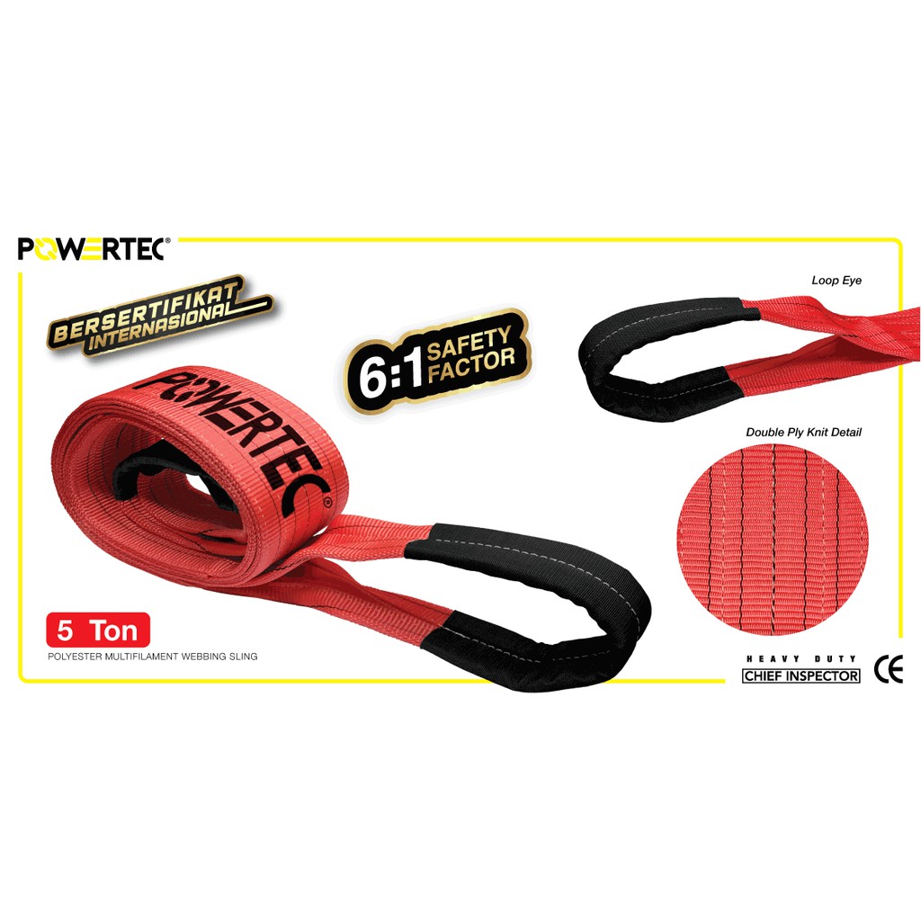 Jual bing Sling Belt 5 ton 6 meter Shopee Indonesia