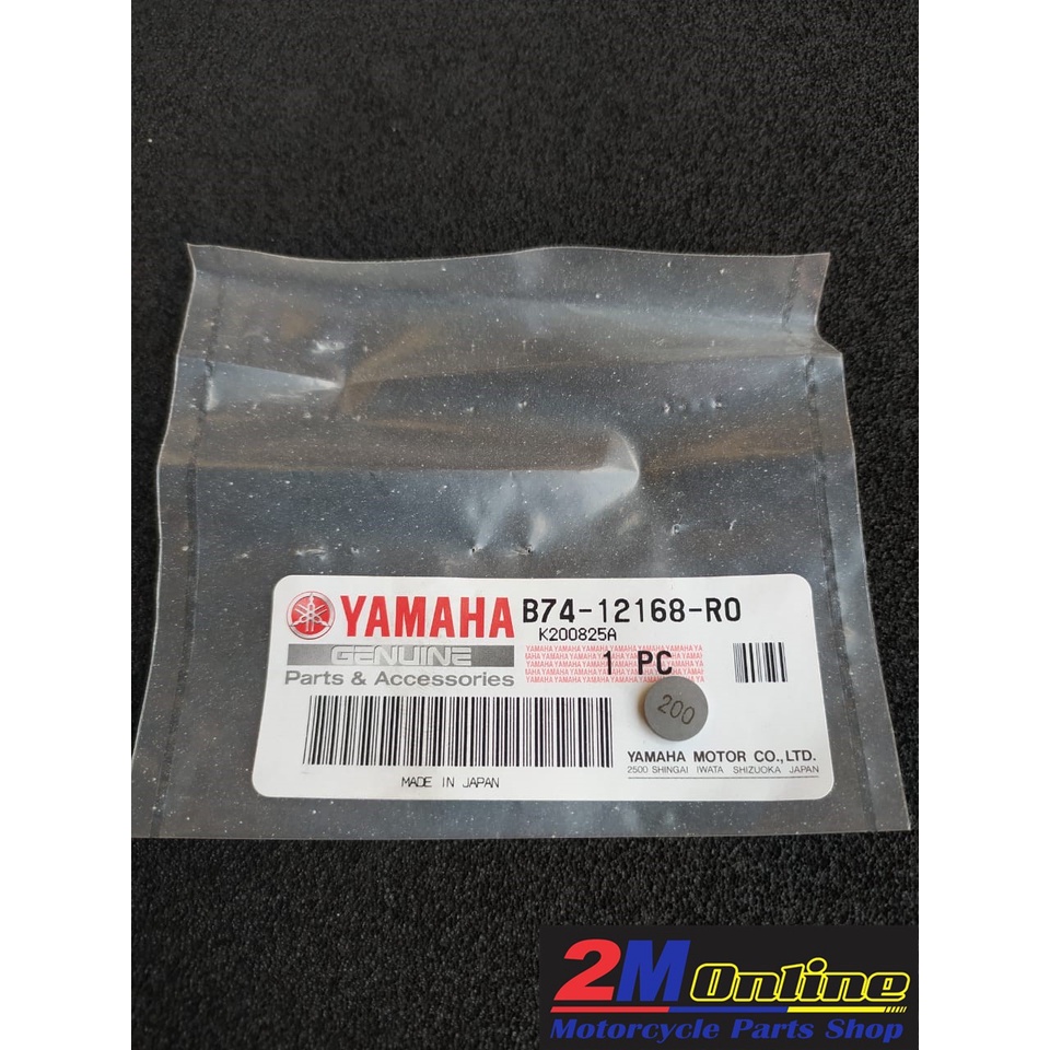 Jual B74-12168-R0 Pad Adjusting Shim Tappet XMAX 250 Ukuran 200 Ori YGP ...