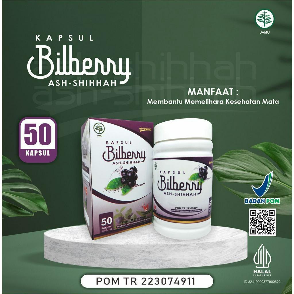Jual Kapsul Bilberry 50 Kapsul Izin BPOM - Ash Shihhah | Shopee Indonesia