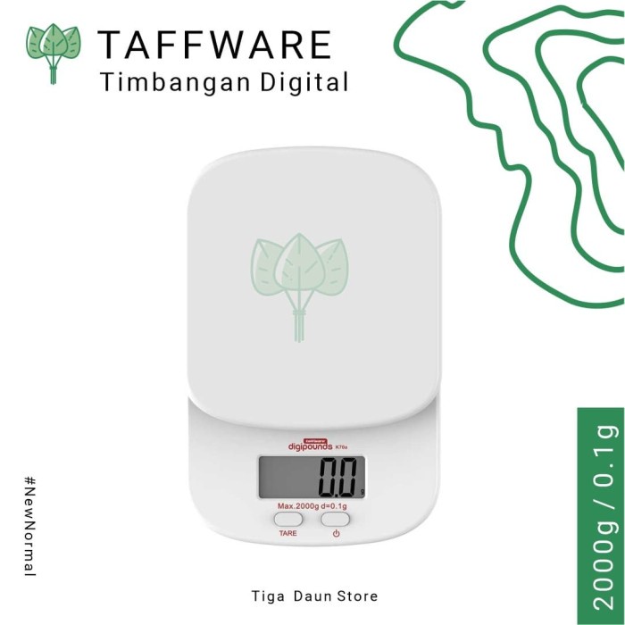 Jual TIMBANGAN DAPUR / TIMBANGAN ROTI COFFEE SCALE 2000g | Shopee Indonesia
