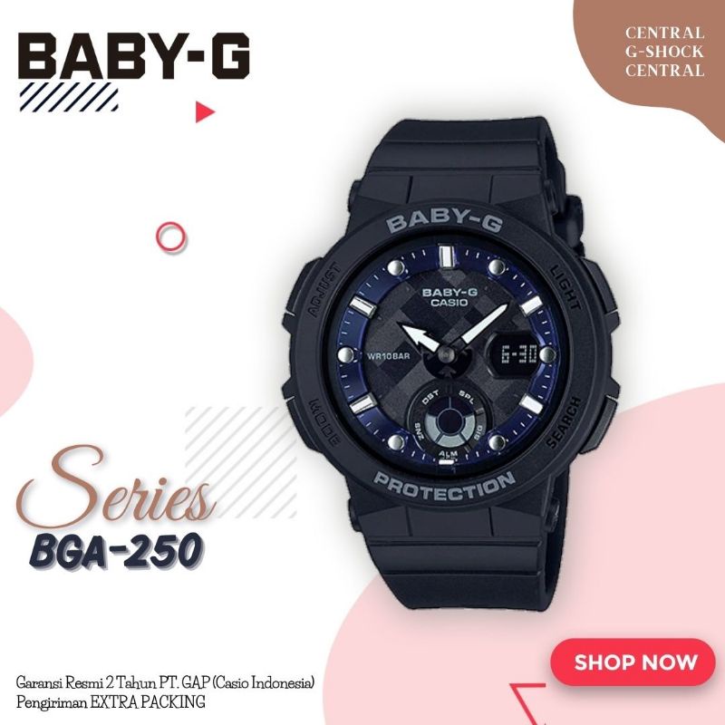Jual Jam Tangan Casio Baby-G Babyg BGA-250-1A 1A2 4A 7A1 7A2 7A3