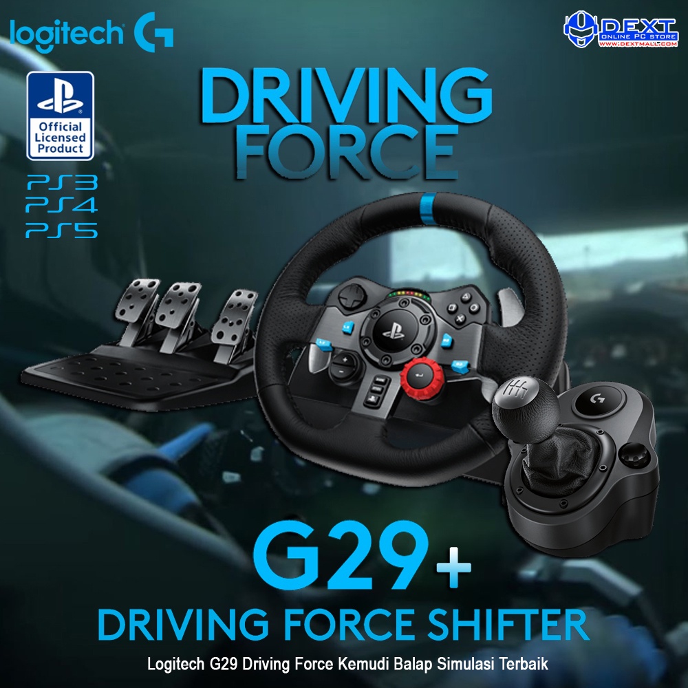 Logitech G29 setir balap realistis 900°