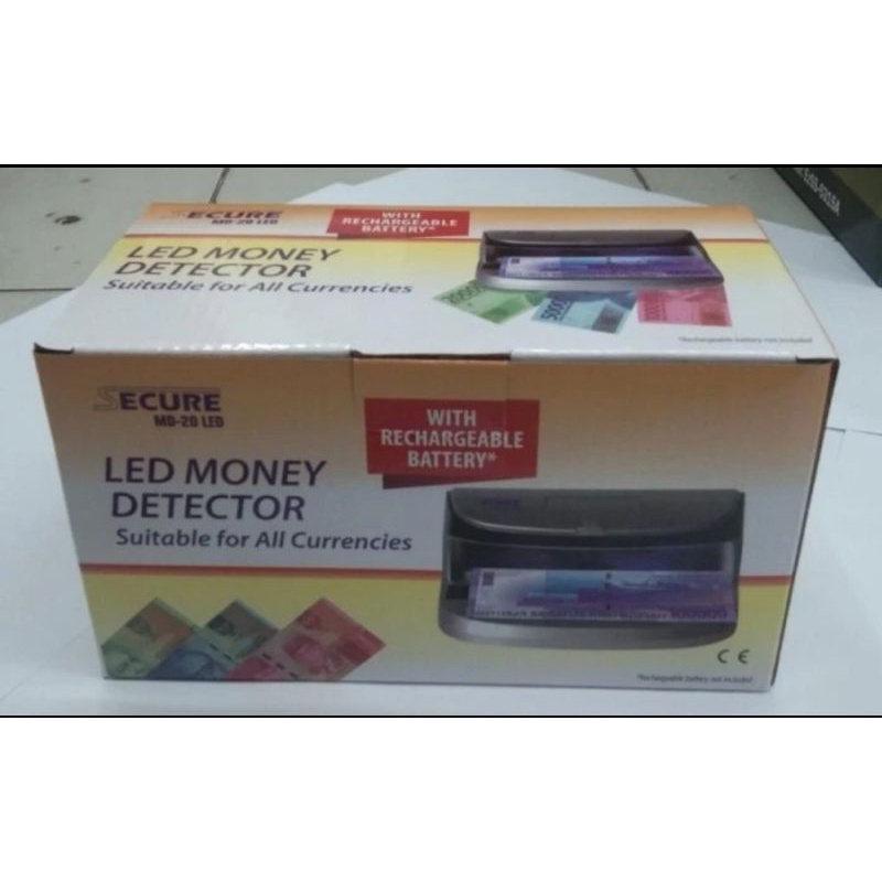 Jual SECURE MD 20 LED Money Detector Rupiah - Lampu UV Alat Cek ...