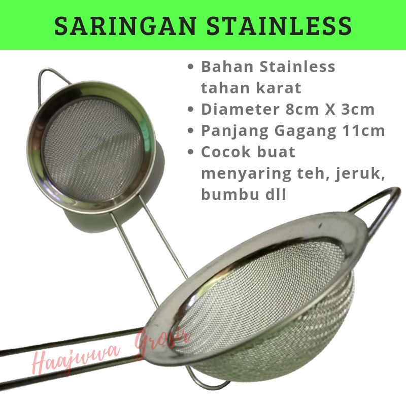 Jual Saringan Stainless 8 Cm Shopee Indonesia 2269